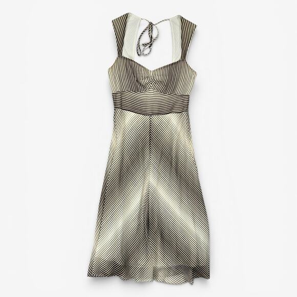 Banana Republic Dresses & Skirts - Silk Midi Dress Minimalist Striped Banana Republic - Size 0